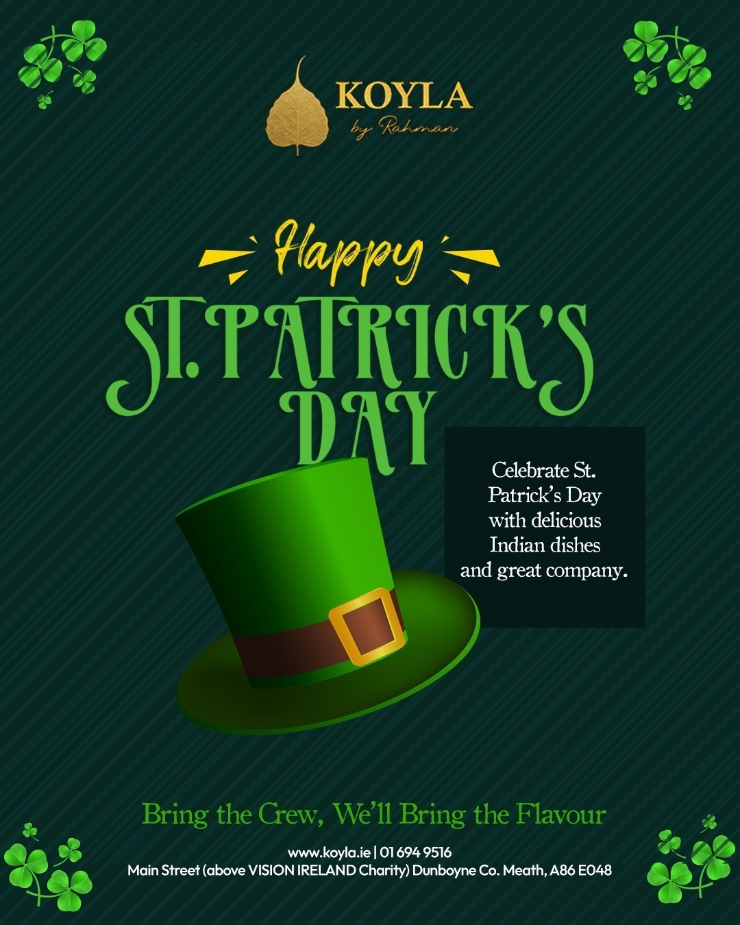 Patricks Day at Koyla